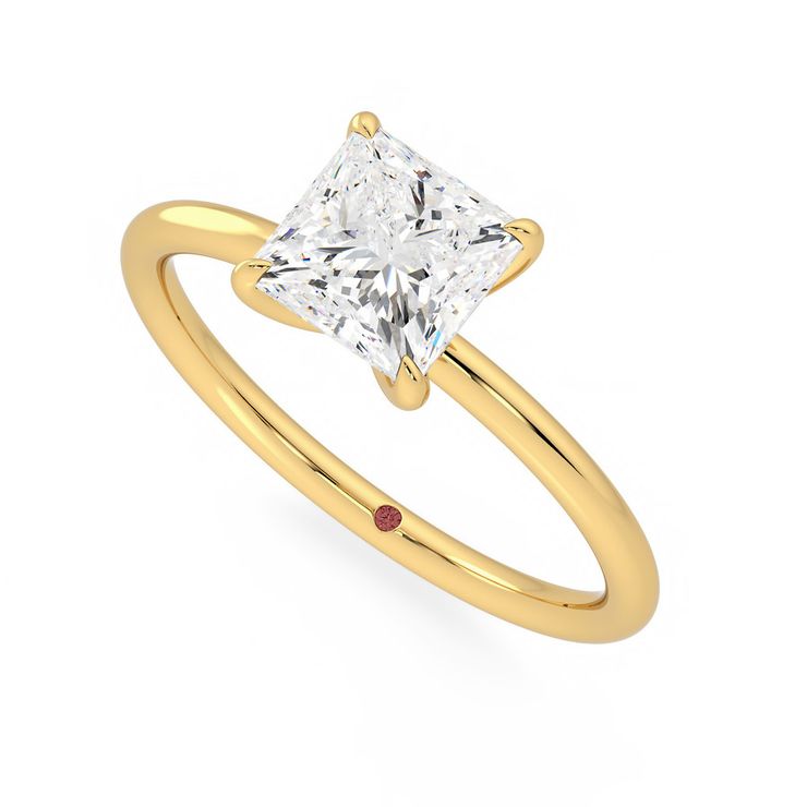 Taylor & Hart Demure Princess Engagement Ring 0