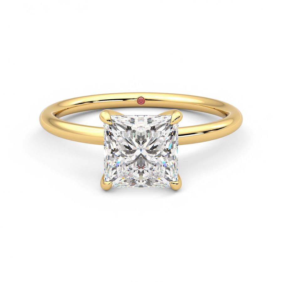 Taylor & Hart Demure Princess Engagement Ring 0