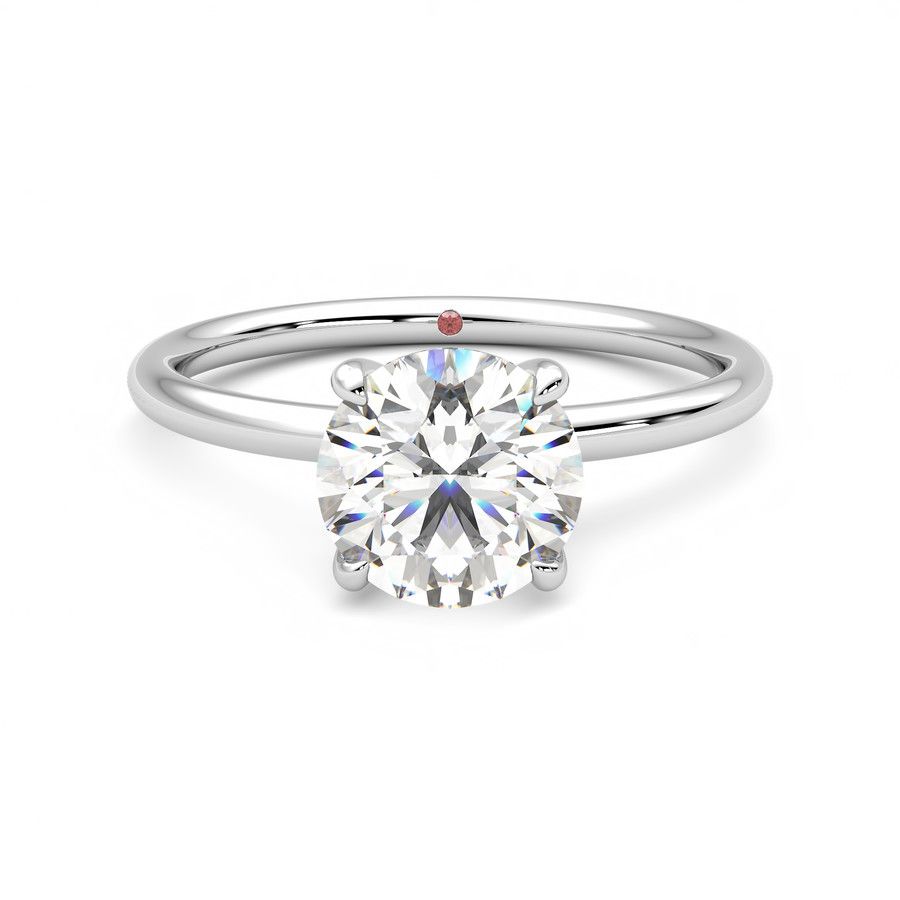 Taylor & Hart Demure Round Engagement Ring 0