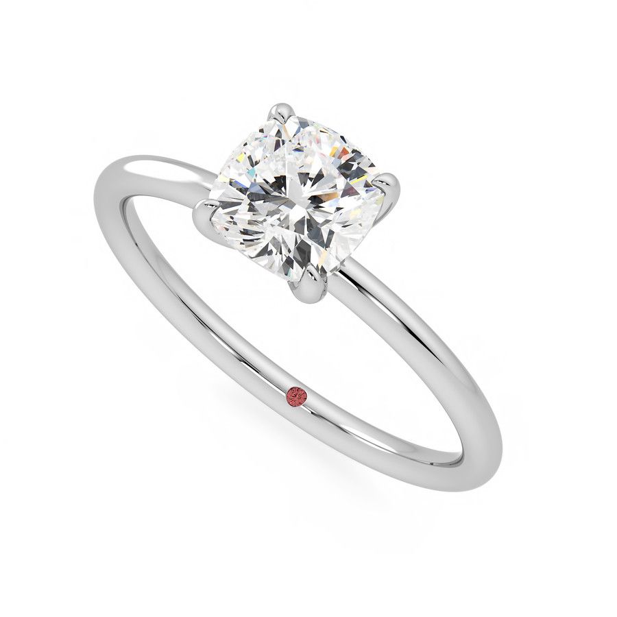 Taylor & Hart Demure Cushion Engagement Ring 0