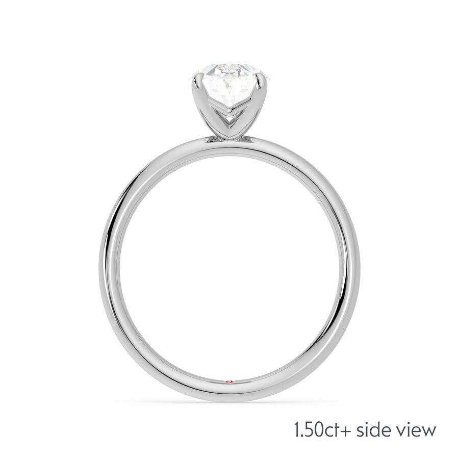 Taylor & Hart Demure Oval Engagement Ring 3