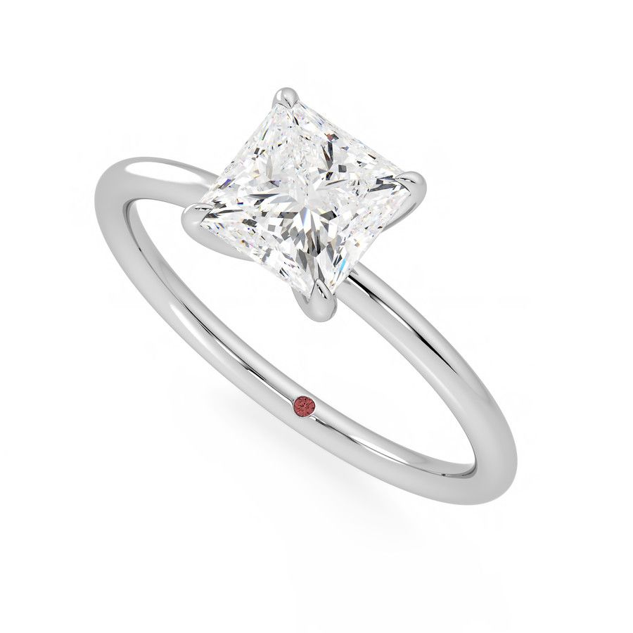 Taylor & Hart Demure Princess Engagement Ring 0