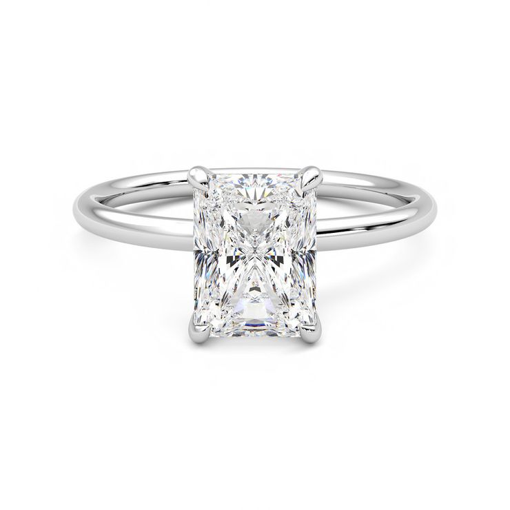 Taylor & Hart Demure Radiant Engagement Ring 0