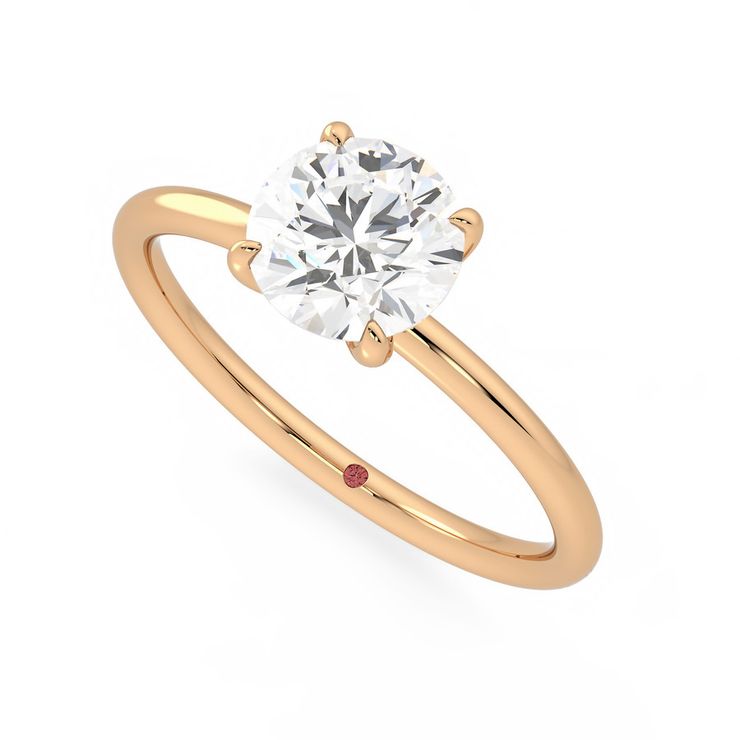 Taylor & Hart Demure Round Engagement Ring 0