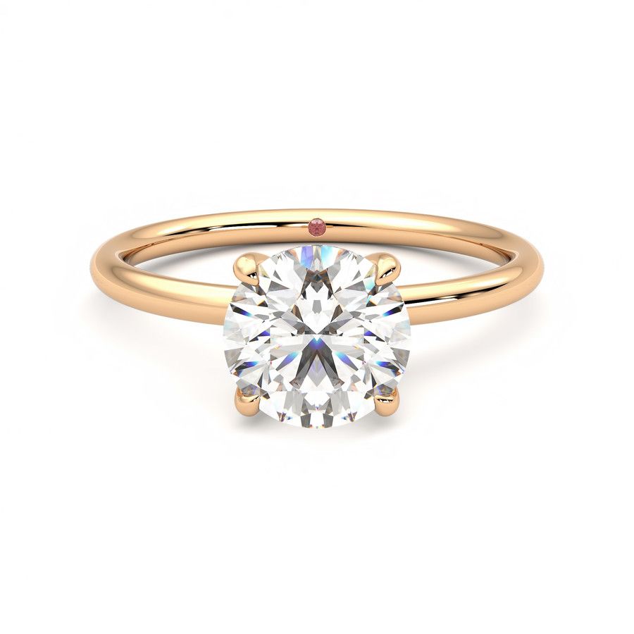 Taylor & Hart Demure Round Engagement Ring 2