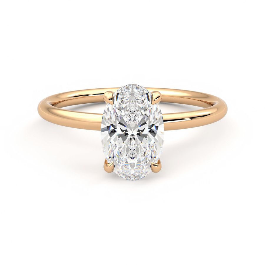 Taylor & Hart Demure Oval Engagement Ring 2