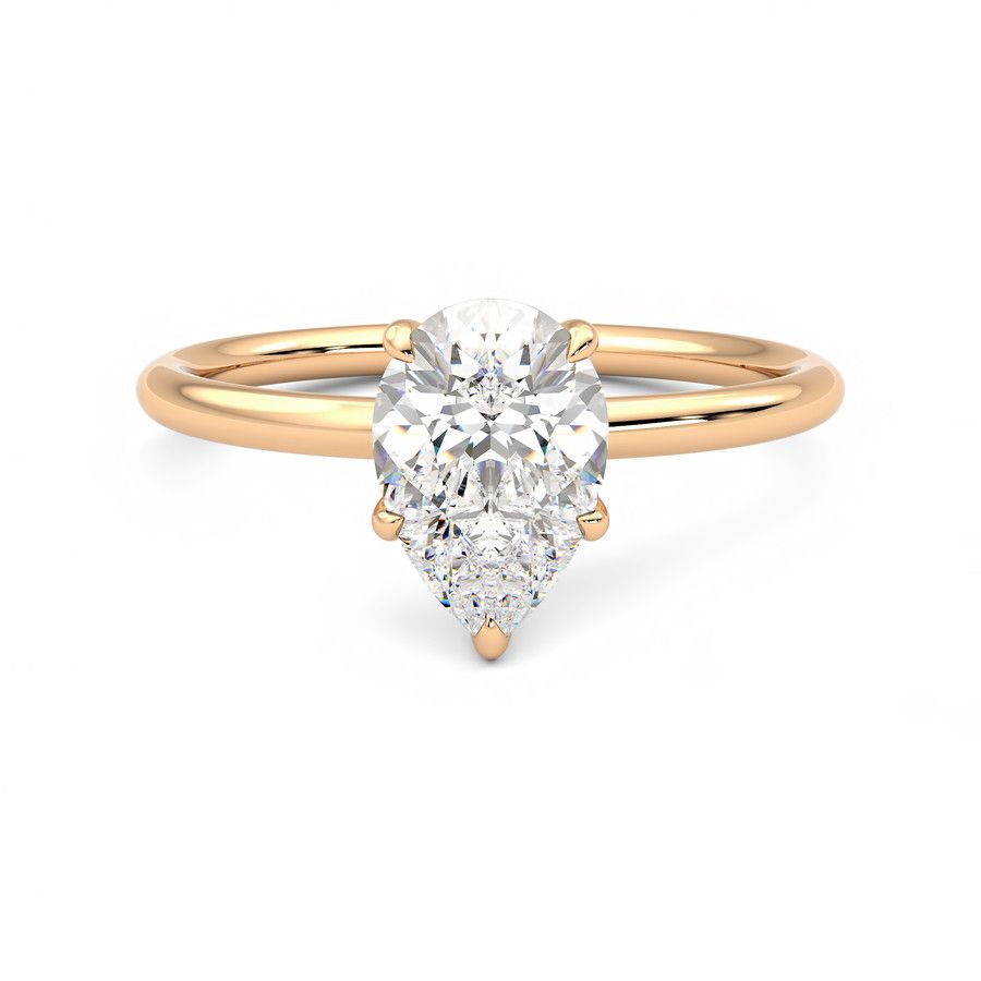 Taylor & Hart Demure Pear Engagement Ring 2