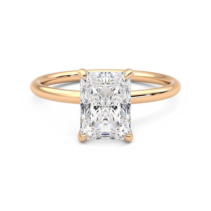 Taylor & Hart Demure Radiant Engagement Ring 0