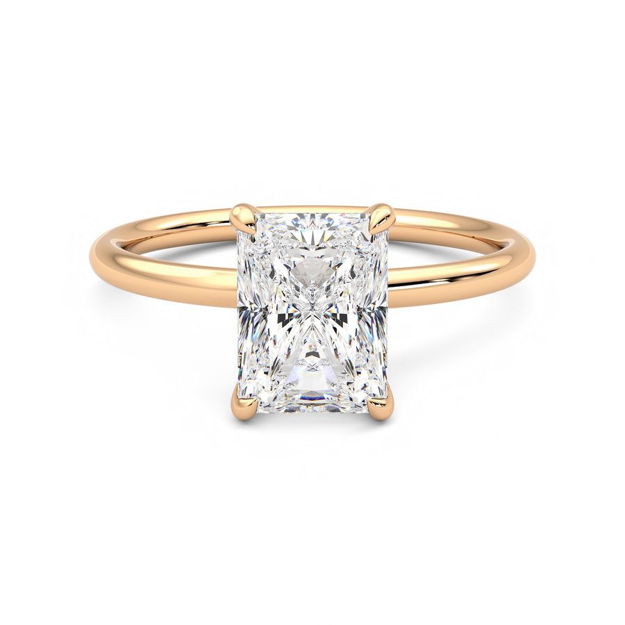 Taylor & Hart Demure Radiant Engagement Ring 2