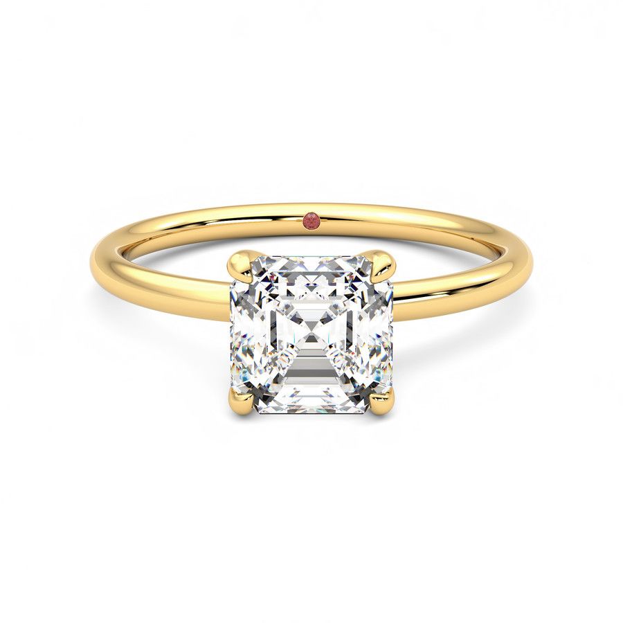 Taylor & Hart Demure Asscher Engagement Ring 2