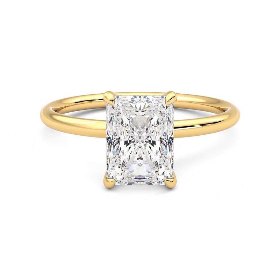 Taylor & Hart Demure Radiant Engagement Ring 0