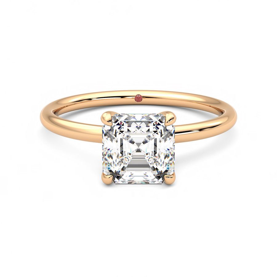 Taylor & Hart Demure Asscher Engagement Ring 0