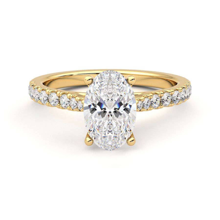 Taylor & Hart Splendor Oval Engagement Ring 2