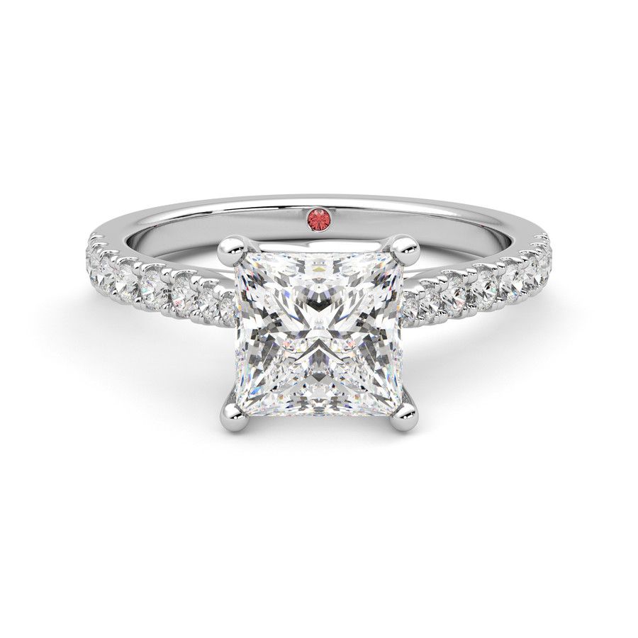 Taylor & Hart Splendor Princess Engagement Ring 0