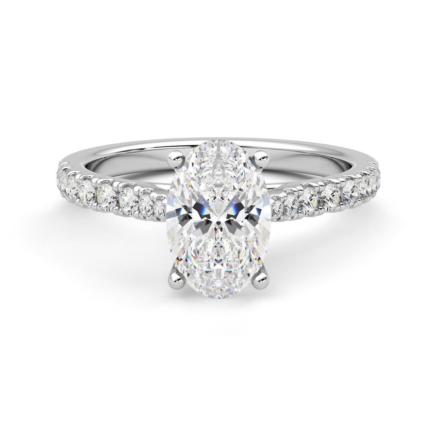 Taylor & Hart Splendor Oval Engagement Ring 0