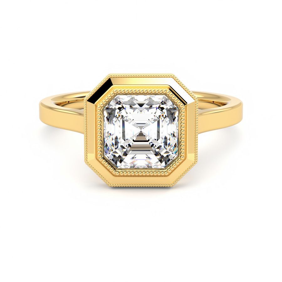 Taylor & Hart Arcadia Asscher Engagement Ring 0