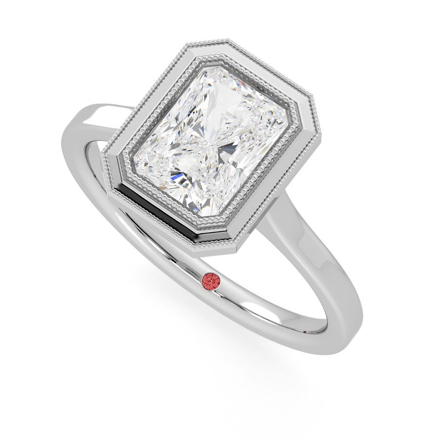 Taylor & Hart Arcadia Radiant Engagement Ring 0