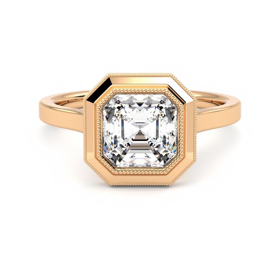 Taylor & Hart Arcadia Asscher Engagement Ring 2