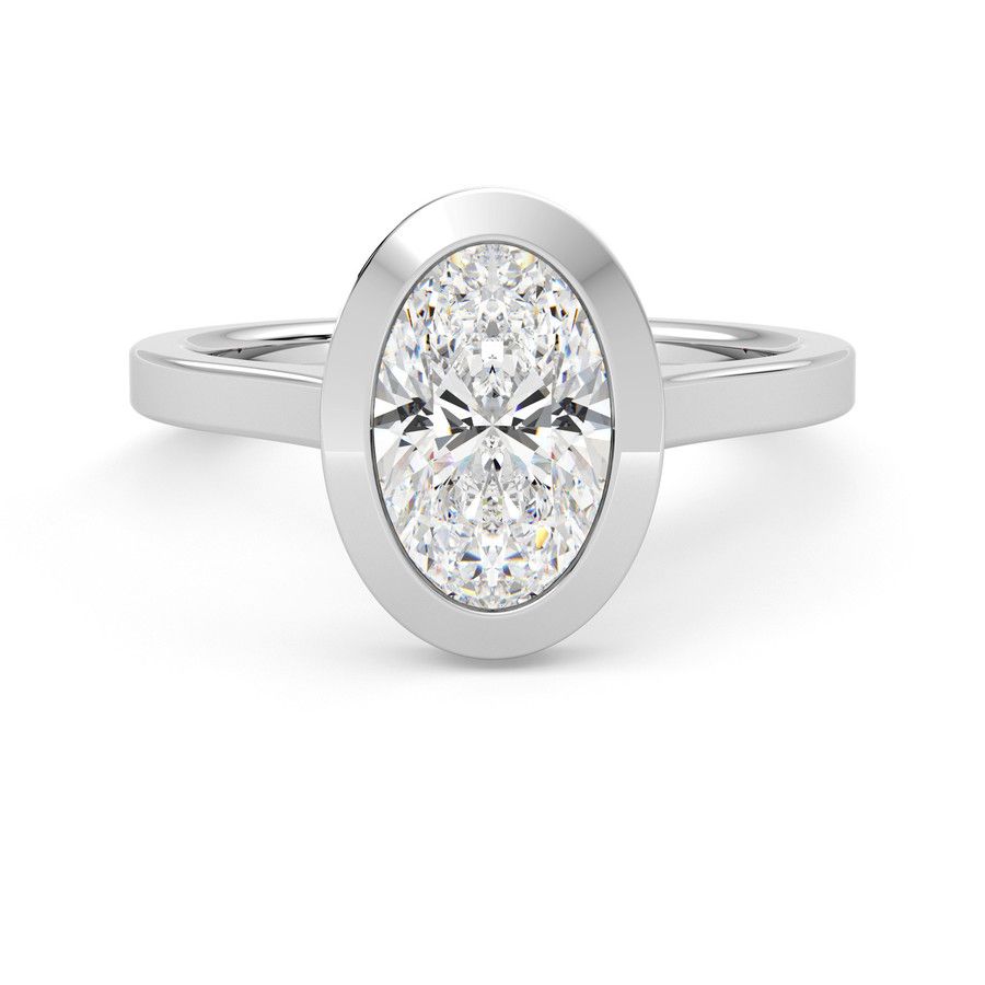 Taylor & Hart Sirius Oval Engagement Ring 2