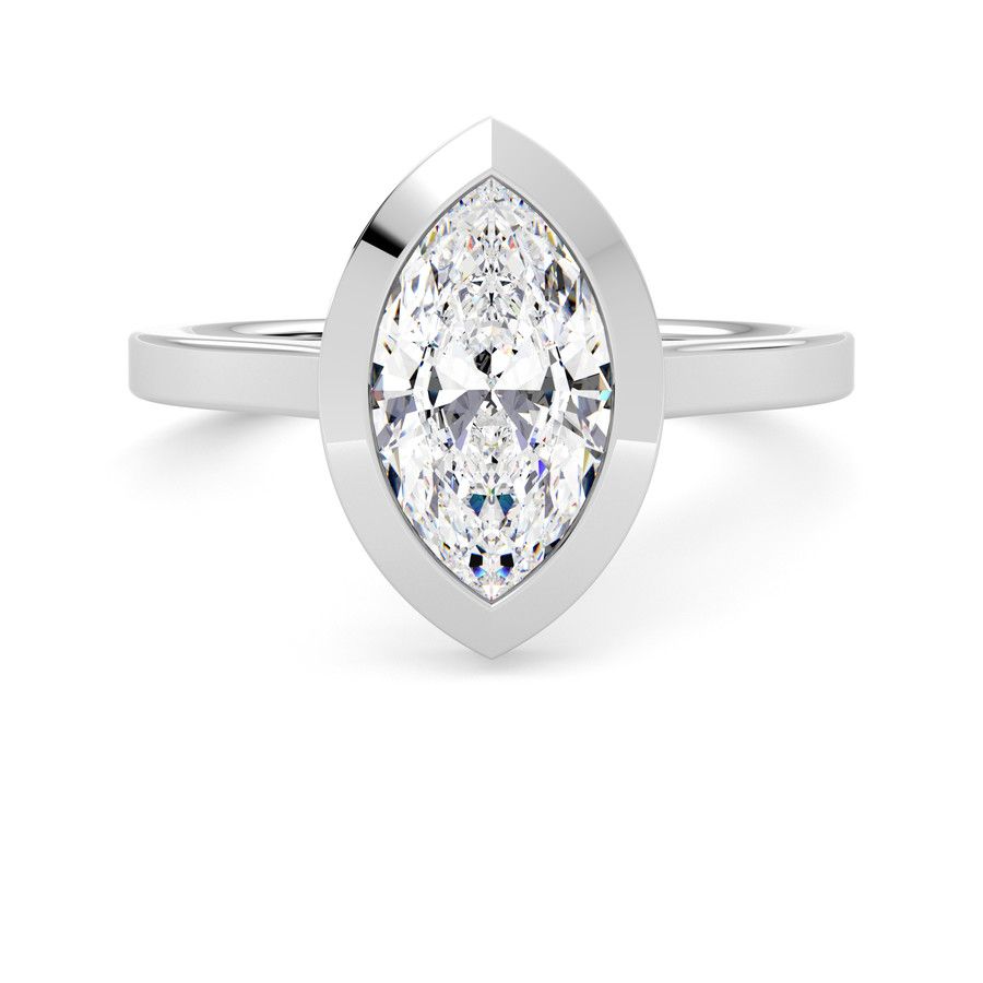 Taylor & Hart Sirius Marquise Engagement Ring 0