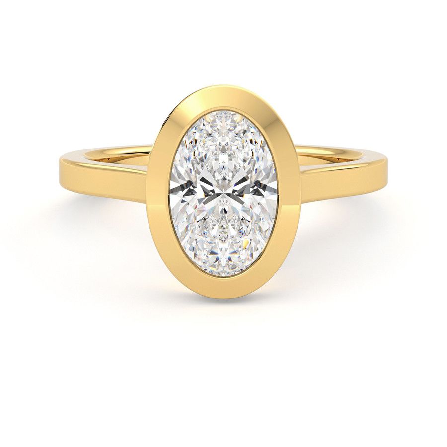 Taylor & Hart Sirius Oval Engagement Ring 0