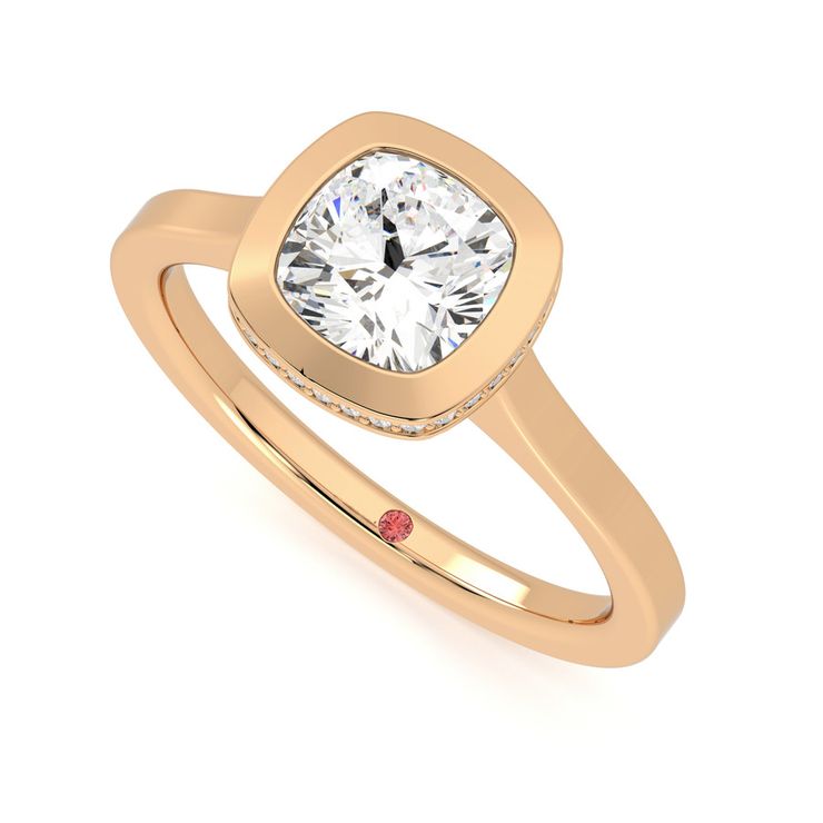 Taylor & Hart Sirius Cushion Engagement Ring 0