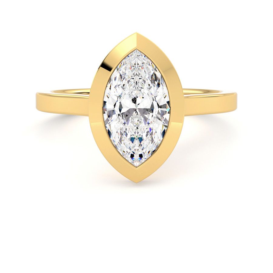 Taylor & Hart Sirius Marquise Engagement Ring 0