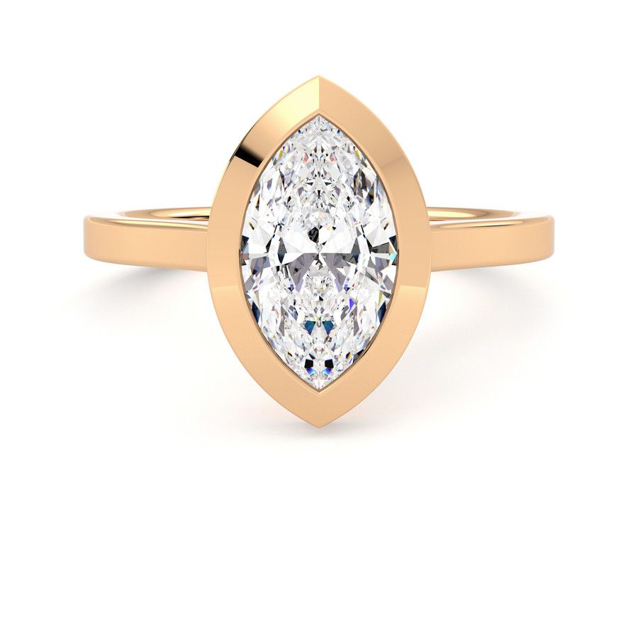 Taylor & Hart Sirius Marquise Engagement Ring 2