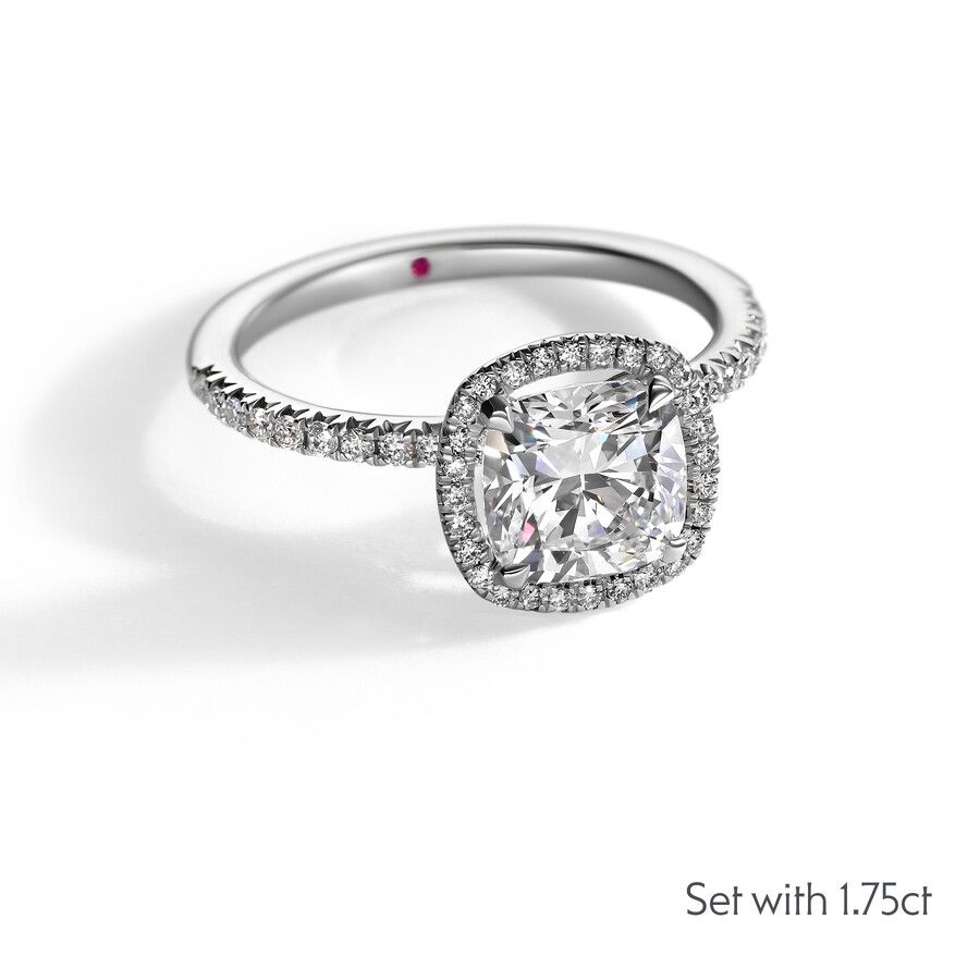 Taylor & Hart Dawn Cushion Engagement Ring 3