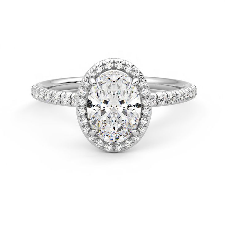 Taylor & Hart Dawn Oval Engagement Ring 0