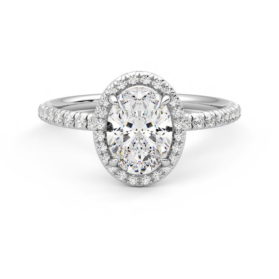 Taylor & Hart Dawn Oval Engagement Ring 2