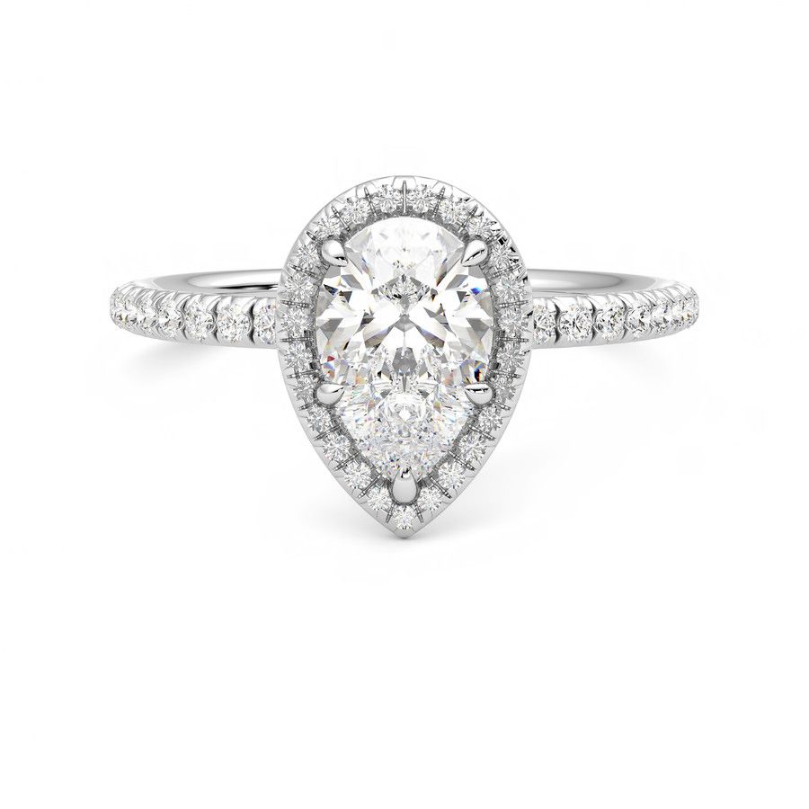 Taylor & Hart Dawn Pear Engagement Ring 2