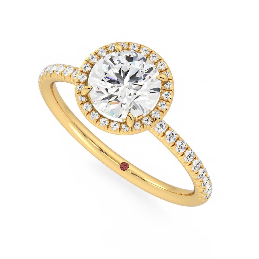 Taylor & Hart Dawn Round Engagement Ring 0