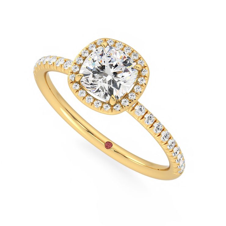 Taylor & Hart Dawn Cushion Engagement Ring 0