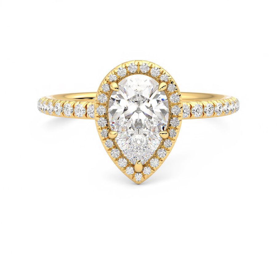 Taylor & Hart Dawn Pear Engagement Ring 2