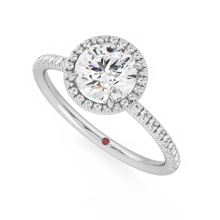 Taylor & Hart Dawn Round Engagement Ring 0