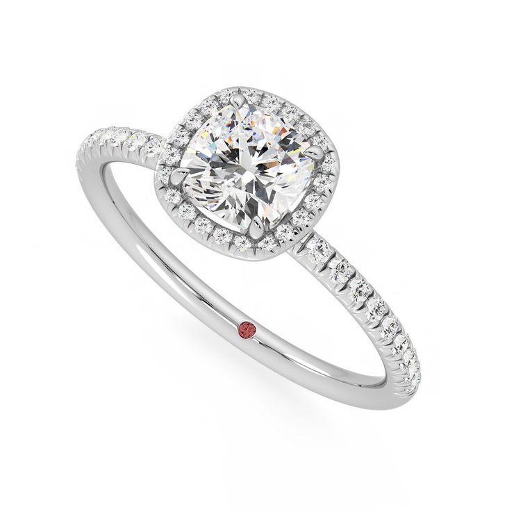 Taylor & Hart Dawn Cushion Engagement Ring 0