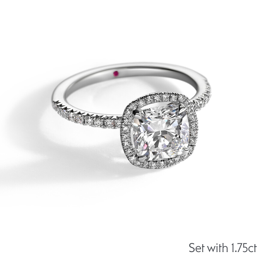 Taylor & Hart Dawn Cushion Engagement Ring 1