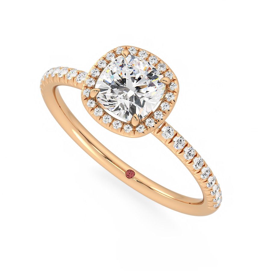 Taylor & Hart Dawn Cushion Engagement Ring 0