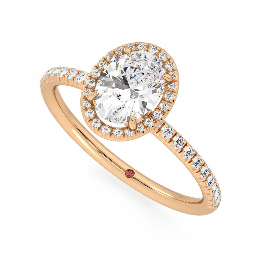 Taylor & Hart Dawn Oval Engagement Ring 0