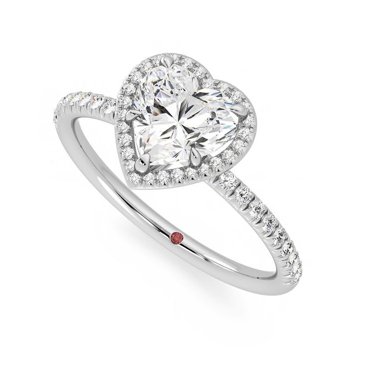 Taylor & Hart Dawn Heart Engagement Ring 0