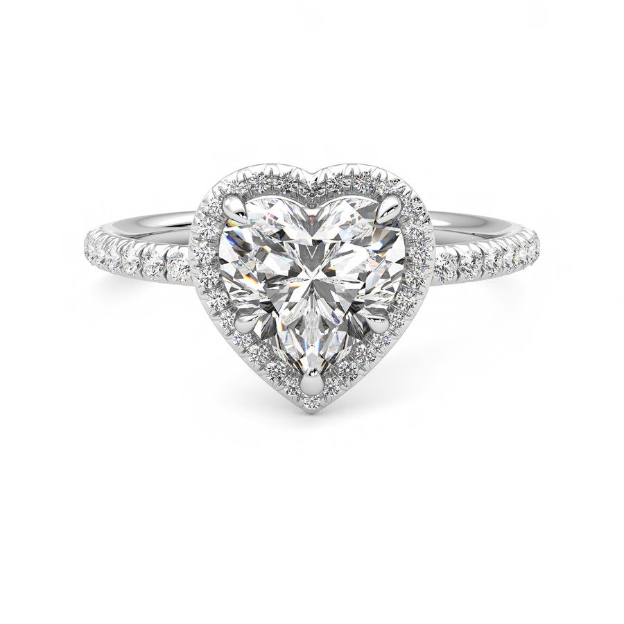 Taylor & Hart Dawn Heart Engagement Ring 2