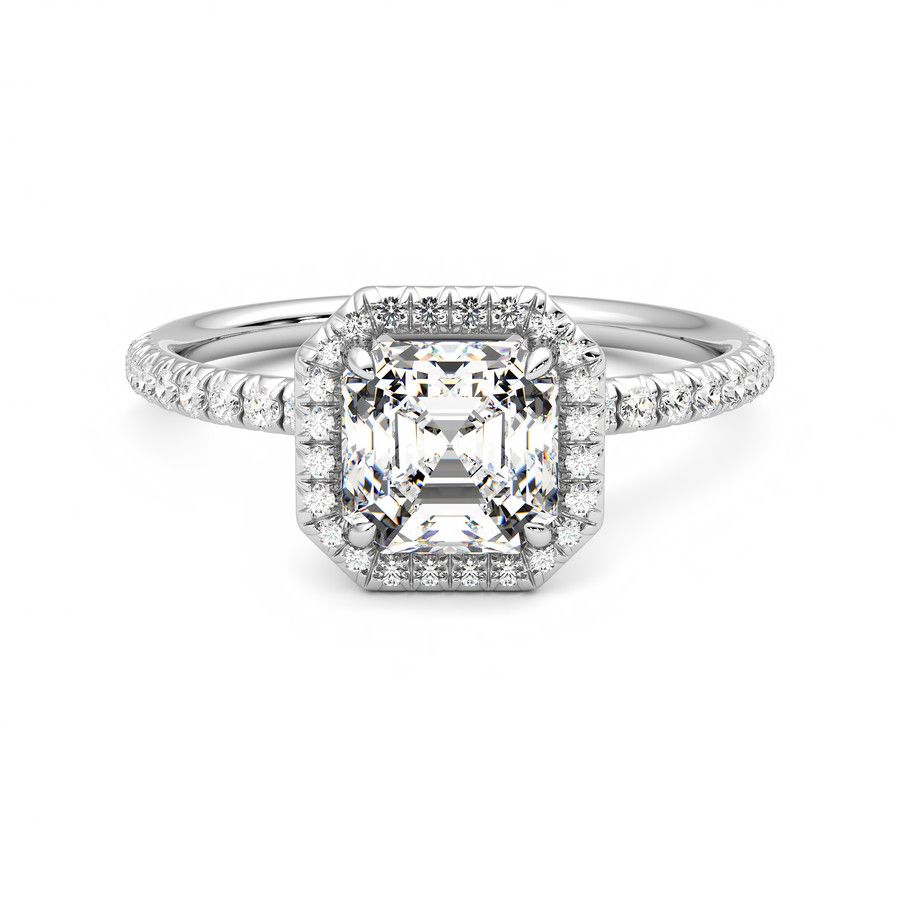 Taylor & Hart Dawn Asscher Engagement Ring 2