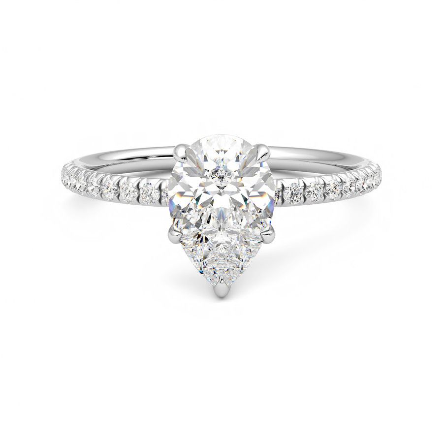 Taylor & Hart Dulcet Pear Engagement Ring 2