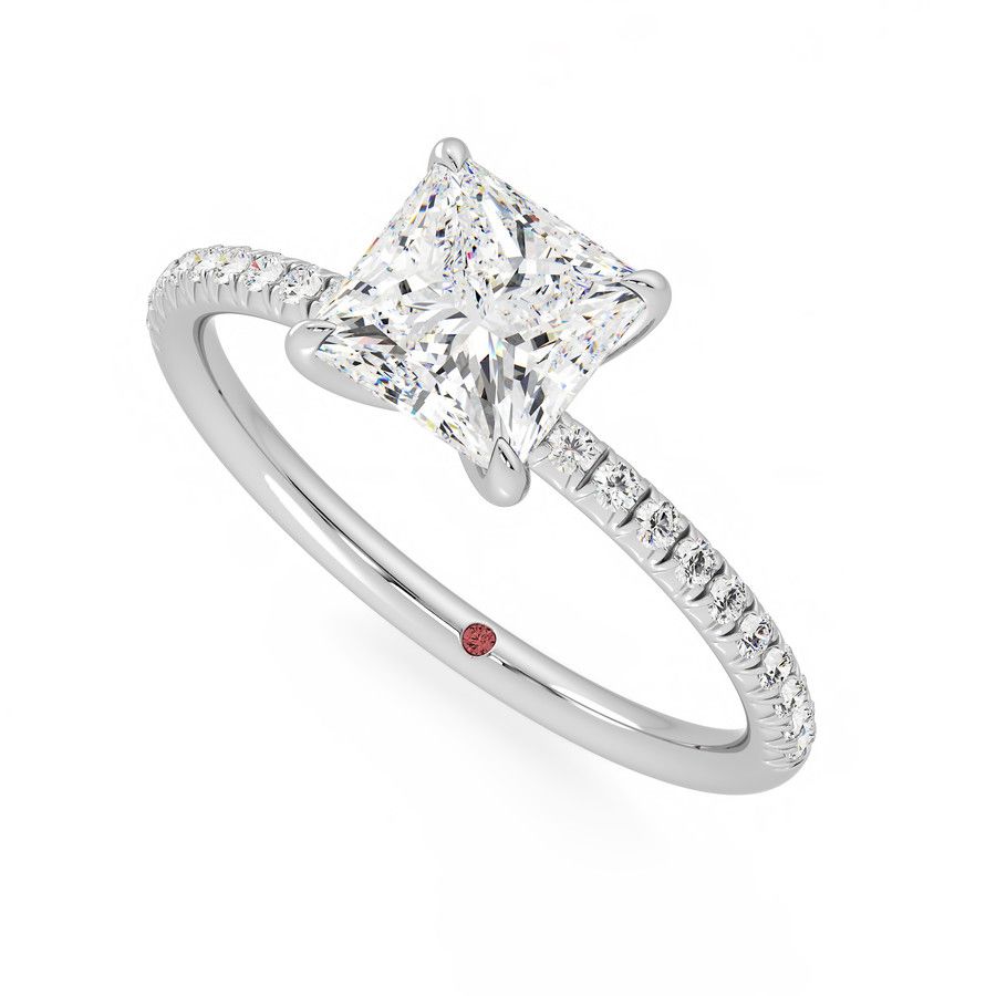 Taylor & Hart Dulcet Princess Engagement Ring 0