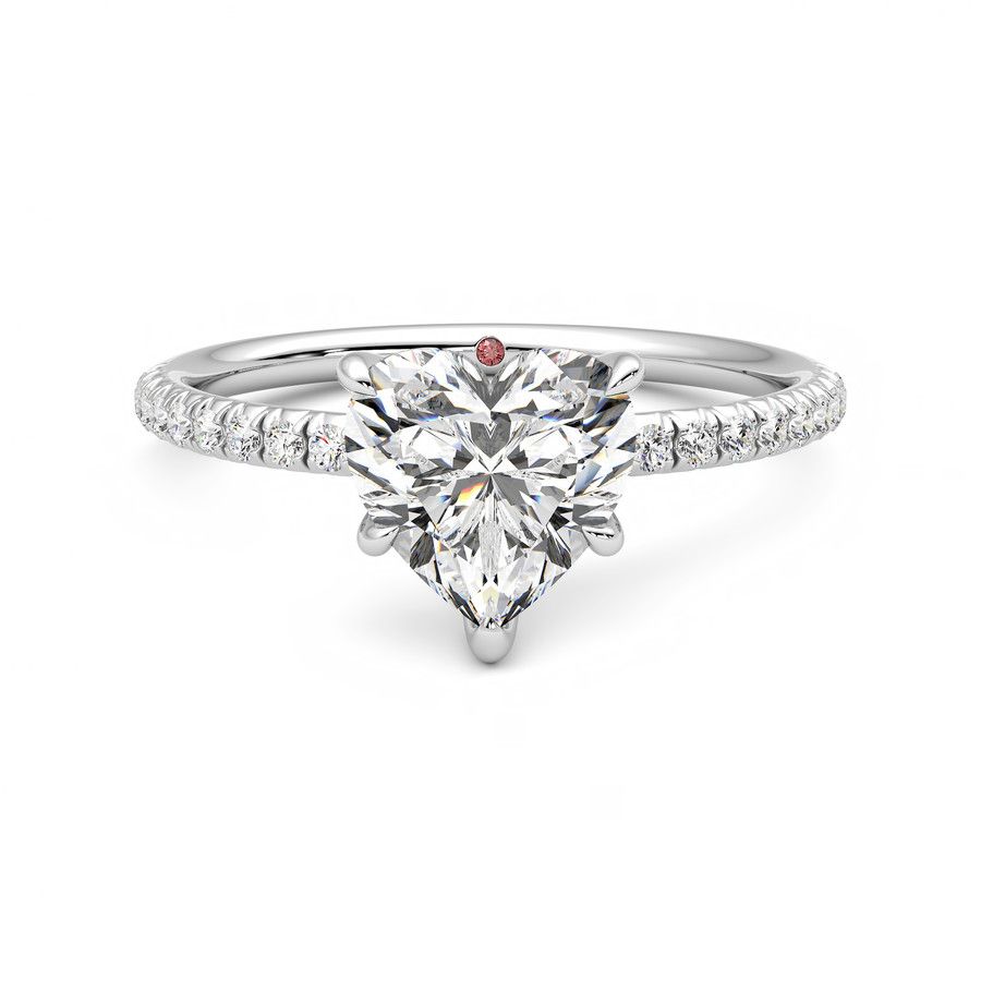 Taylor & Hart Dulcet Heart Engagement Ring 0