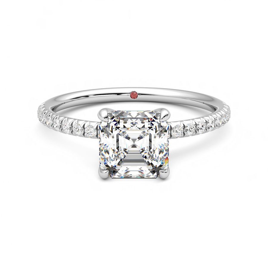 Taylor & Hart Dulcet Asscher Engagement Ring 2