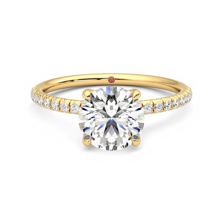 Taylor & Hart Dulcet Round Engagement Ring 0