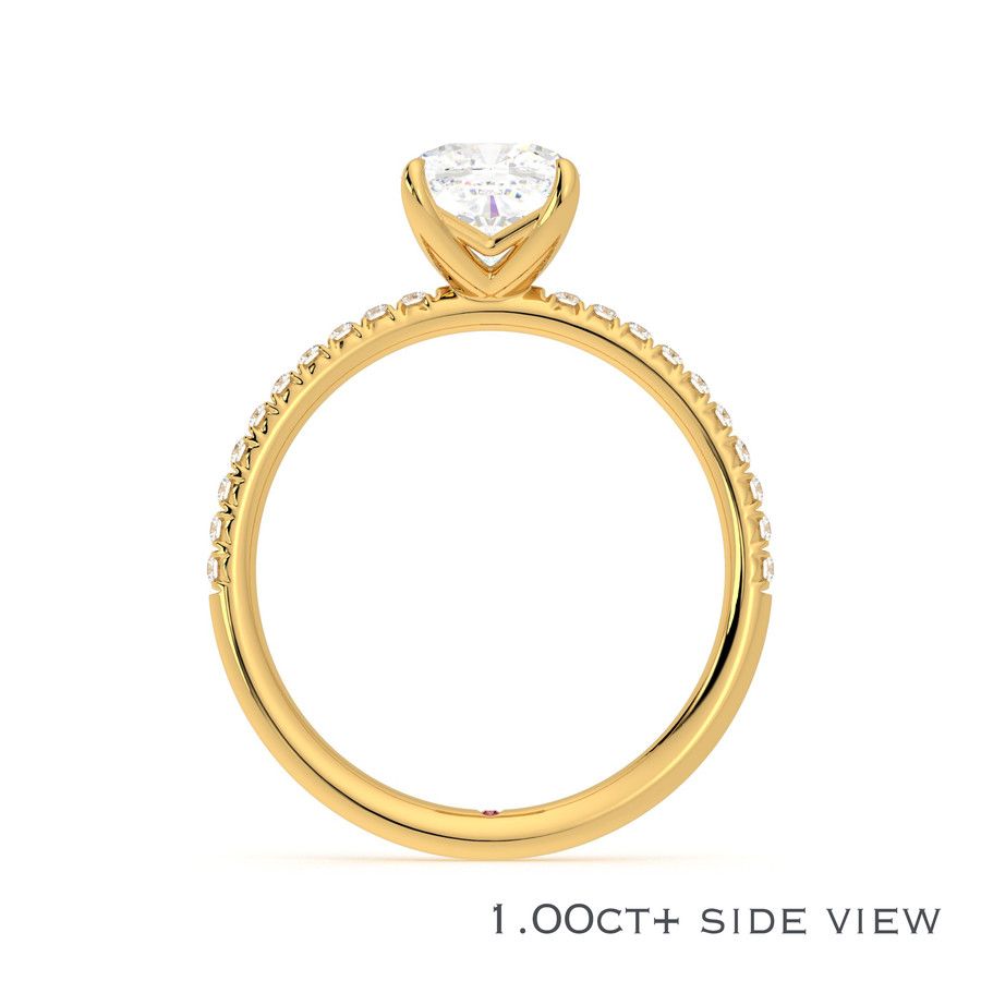 Taylor & Hart Dulcet Cushion Engagement Ring 1