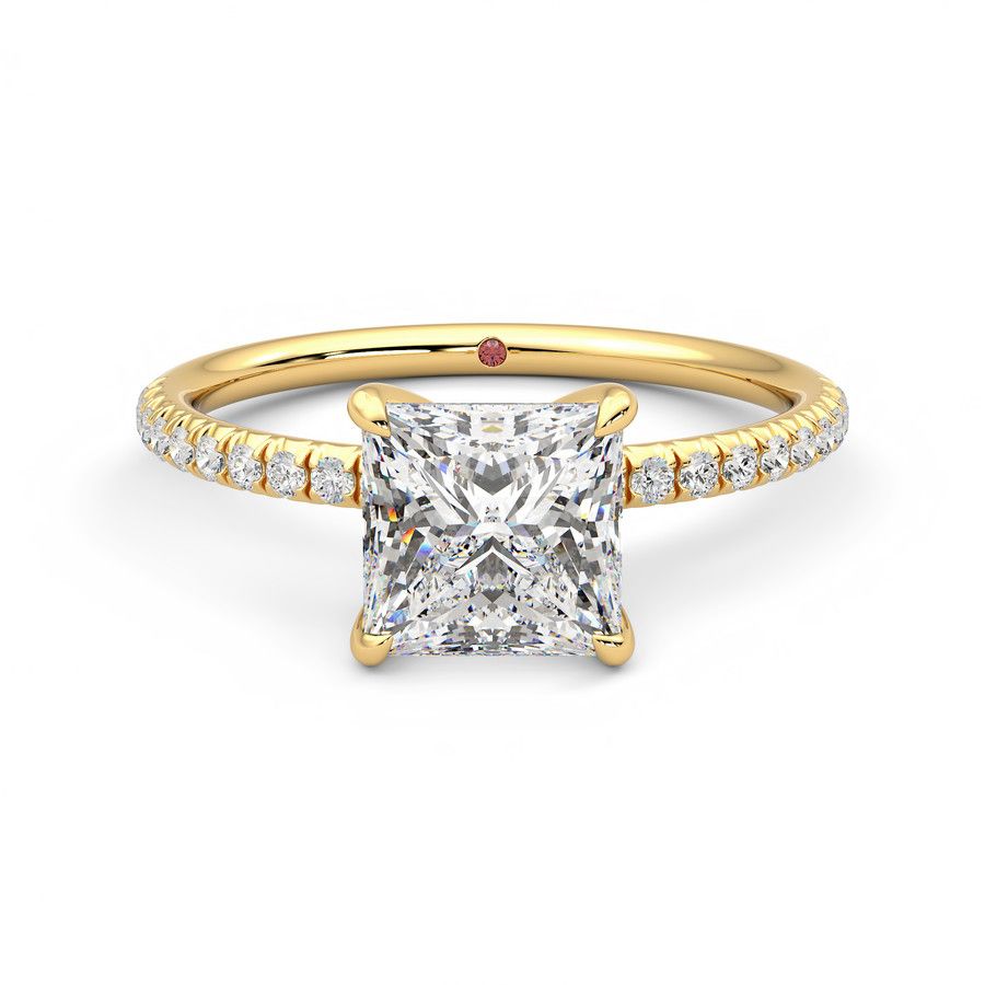 Taylor & Hart Dulcet Princess Engagement Ring 0